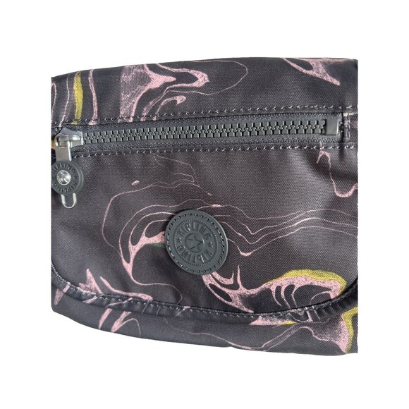 Kipling Sabian U PRT Small Flap Crossbody Bag Gray w/Soft Marble Print NEW - Picture 1 of 7
